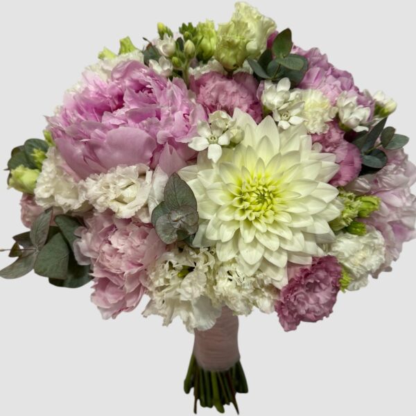 Buchet mireasa pastel